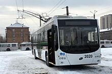 В Красноярске вышел на линию новейший троллейбус