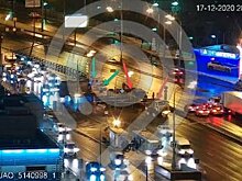 Три грузовика столкнулись на Варшавском шоссе