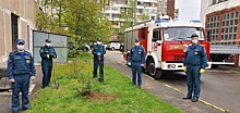 8 мая на территории 64 пожарно-спасательной части прошла акция «Сад памяти»