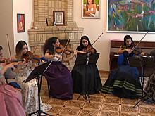 В оркестре только девушки: музыканты азербайджанского Mezzo готовятся к первому выступлению