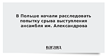 Радикалам не удалось сорвать концерт ансамбля Александрова в Польше