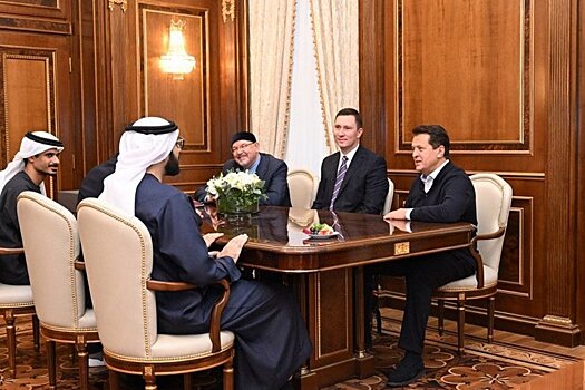 Метшин провел встречу с ректором ведущего университета ОАЭ Мубараком аз-Захири