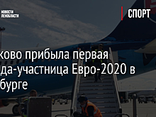 В Пулково прибыла первая команда-участница Евро-2020 в Петербурге