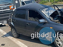 Под Уфой произошло массовое ДТП с участием бензовоза