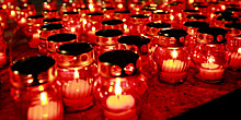 «Линия памяти»: 1418 лампад зажгли в московском парке «Музеон»