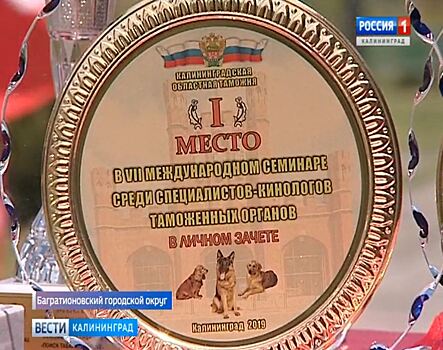 В Калининградской области прошёл чемпионат таможенных органов среди специалистов-кинологов