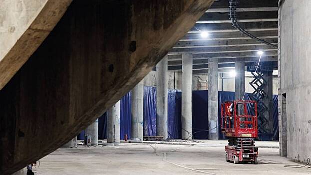 Завершено строительство подземного уровня гаража Константина Мельникова