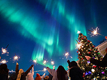 Северные сияния могут озарить небо над Россией в новогоднюю ночь