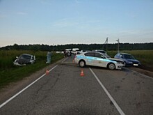 Полицейский устроил ДТП на встречке, преследуя нарушителя