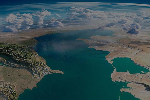 То ли море, то ли озеро: Каспий продолжает удивлять и восхищать.