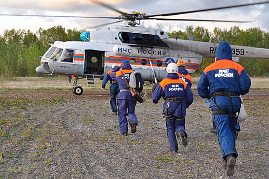МЧС РФ на вертолете эвакуировало всех пострадавших в горах Кабардино-Балкарии