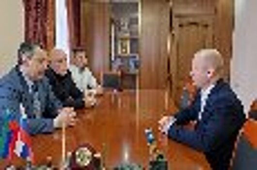 Начальник УФСИН России по Республике Дагестан Сергей Ролдугин провел рабочую встречу с председателем Махачкалинского городского Собрания