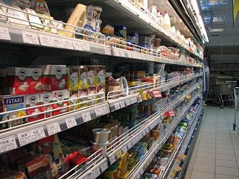 Цены на продукты питания в России выросли на 0,8%