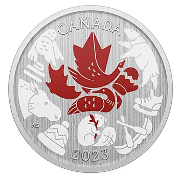 Символы Канады на 50 центах