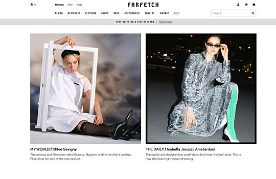Герои модного сообщества будут создавать редакционный контент для Farfetch