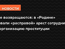 90-е возвращаются: в «Родине» назвали «расправой» арест члена партии за организацию проституции
