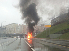 Опубликовано видео ЧП с Maserati в Москве