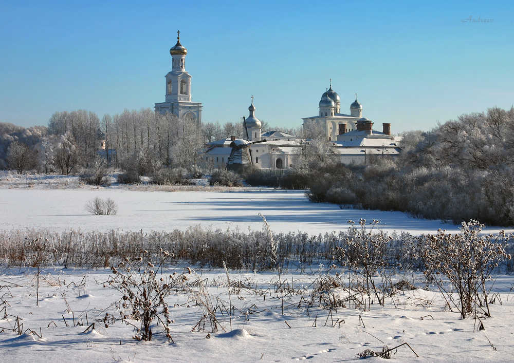 Юрьев монастырь, Великий Новгород, Россия, Европа