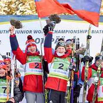 Российский биатлонист Первушин завоевал золото в спринте на юниорском ЧМ
