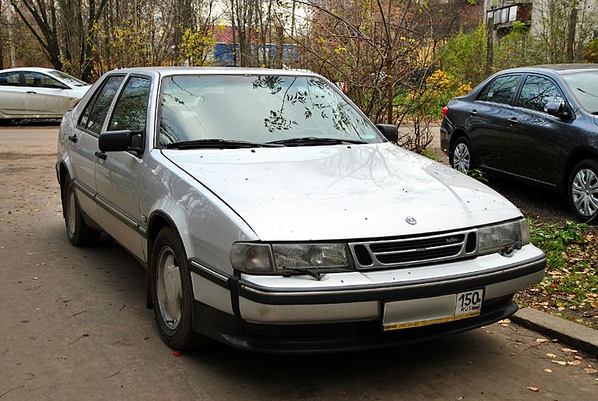 Saab 9000. Автомобиль в начале 90-х снискал популярность не только в Санкт-Петербурге и окрестностях: его ценил и криминал столичного региона.