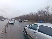 На Загородном шоссе в Оренбурге столкнулись 4 машины