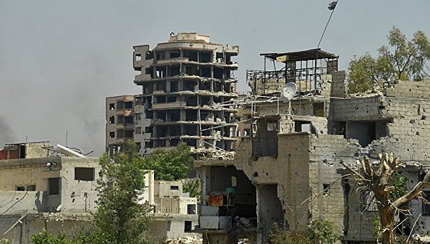 Взрыв прогремел в пригороде Дамаска