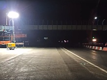 Под Новосибирском смонтировали пролет моста на Ленинск-Кузнецкой трассе