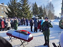 В Ковернинском районе простились с земляком, погибшим при выполнении боевого задания в СВО