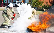 Добровольные пожарные дружины "ТАИФ-НК" показали хорошую подготовку в пожарной эстафете