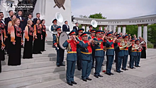 В Уфе хор и духовой оркестр исполнили песню «Шаймуратов генерал», поздравив жителей с Днём Победы