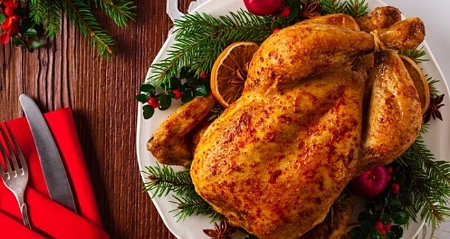 Необычные рождественские блюда из птицы