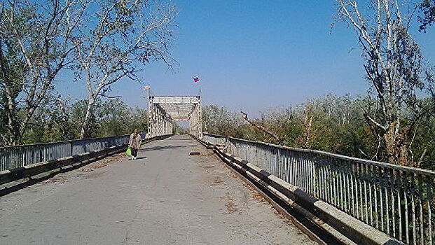 ЛНР: Киев не предоставил проект восстановления моста в Станице Луганской