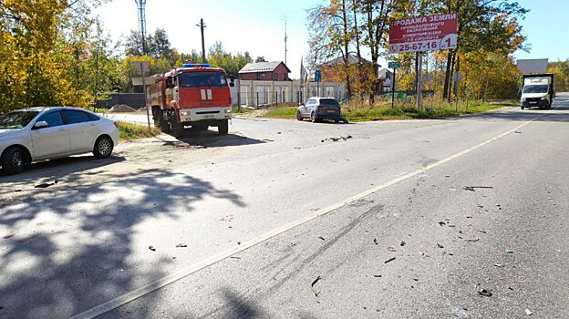 В Ленинском Лесхозе мотоциклист пострадал в ДТП с автомобилем