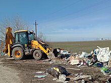 Под Анапой ликвидировали несанкционированную свалку