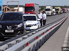 Автомобильная пробка образовалась на границе России в Челябинской области
