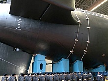 В Северодвинске спустили на воду атомный подводный крейсер "Князь Пожарский"