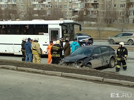 Массовое ДТП на Ново-Московском тракте попало на запись видеорегистратора