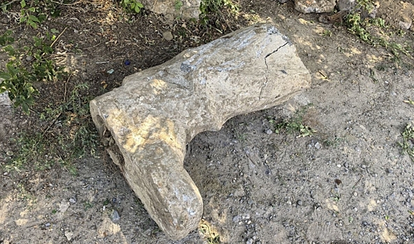 В Волгограде нашли бетонную ногу Сталина