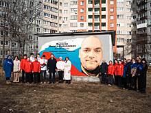 Граффити в память об участнике СВО Никите Филясове появилось в Нижнем Новгороде