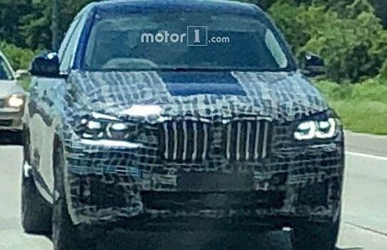 В Сеть попали фото закамуфлированного BMW X6 третьего поколения