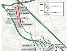 В Санкт-Петербурге началось строительство скоростной трамвайной линии "Славянка"