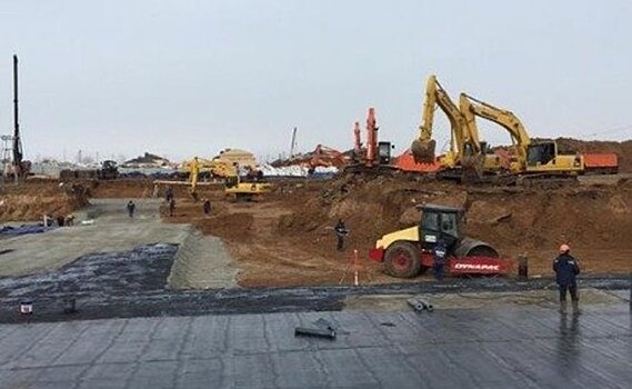 В Куюках проводят земляные работы по планировке территории новой школы