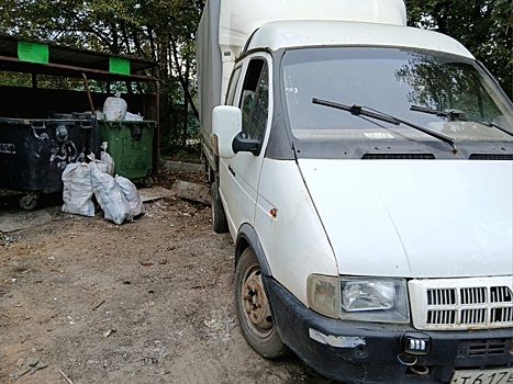 «ГАЗель» отправили на штрафстоянку за незаконный сброс мусора в Нижнем Новгороде