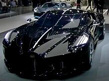 Ультрадорогое чудо: "Черный автомобиль" от Bugatti за 16,7 млн евро