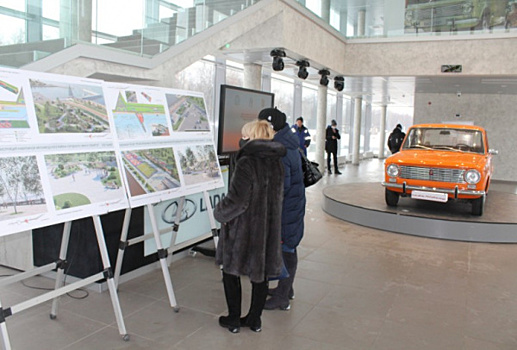 Жителям Тольятти представили проект новой набережной