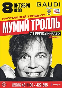 Кировчан приглашают на трибьют МУМИЙ ТРОЛЛЬ (16+)