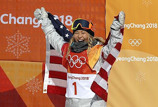 Американка Ким в возрасте 17 лет стала олимпийской чемпионкой по сноуборду в хаф-пайпе