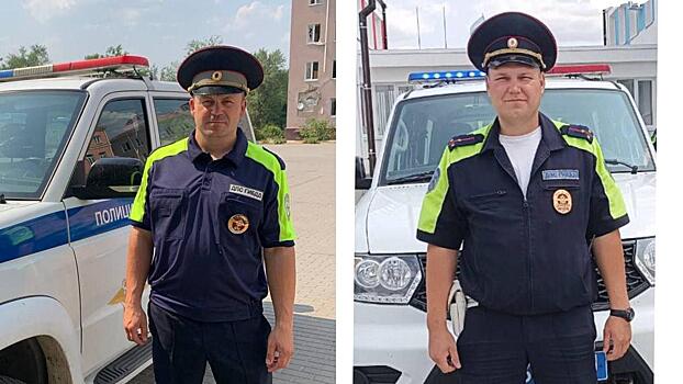 Дорожные полицейские ЛНР помогли потушить горящий павильон на рынке в Северодонецке