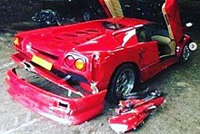 Ведущий Top Gear попал в аварию на коллекционном Lamborghini