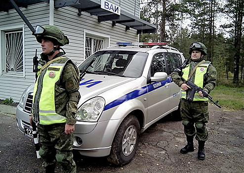 В ходе ратных тактических учений инспекторы ВАИ ЮВО в Абхазии безопасно сопроводили более 500 военных машин в составе механизированных колонн